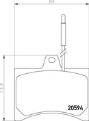 Mintex Brake Pad Set fits -Citroën MDB1155 (also fits other vehicles)