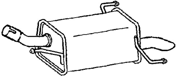 Klarius GM503L - Box With Tail Pipe
