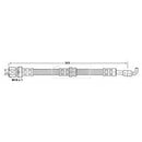 Borg & Beck Brake Hose Part No -BBH6947