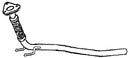 Klarius VW631H - Centre Pipe  - Fits Volkswagen Caddy 2.0SDi