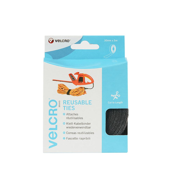 Velcro EC60254 Cable Ties Black 30mm x 5m roll