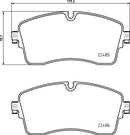 Mintex Brake Pad Set fits -Land Rover MDB4068 (also fits other vehicles)
