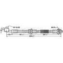 Borg & Beck Brake Hose Part No -BBH7143
