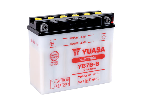YB7B-B (CP) 12V Yuasa Yumicron Motorcycle Battery