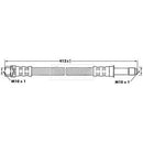 Borg & Beck Brake Hose Part No -BBH6884