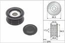 INA Deflection/Guide Pulley - V-Ribbed Belt - Part No - 532085410