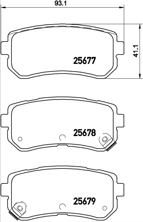 Brembo Brake Pad Set - P30068