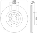 Mintex Brake Discs fits -Audi Cupra Seat Skoda VW S298:5 MDC2253 (also fits other vehicles)