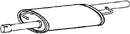 Klarius VW1241E - Box With Centre Pipe  - Fits Volkswagen Transporter T6 2.0 TDi