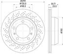 Mintex Brake Discs fits -Porsche S274:5 MDC2556 (also fits other vehicles)