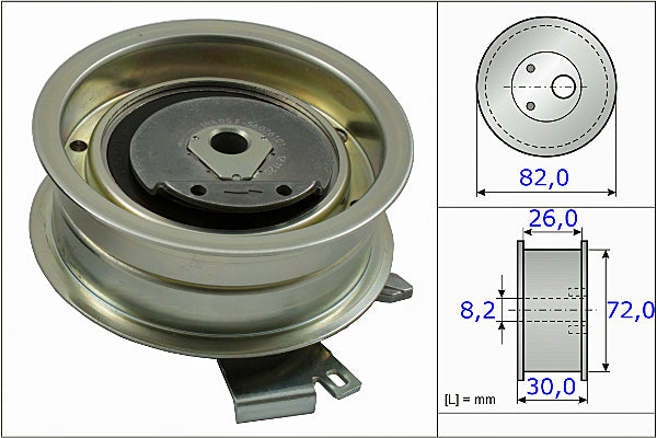 INA Tensioner Pulley - Timing Belt - Part No - 531020320