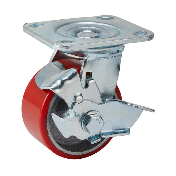 Draper Ind.Pu Cast.Plate/Bk-100mm Dia - 65524