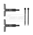 Borg & Beck Fitting Kit - Pads Part No -BBK1558