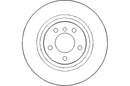 Disctech Brake Disc - Fits Bmw, Fiat - ABD3158 - Rear Axle