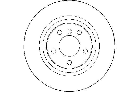 Disctech Brake Disc - Fits Bmw, Fiat - ABD3158 - Rear Axle