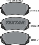 Hyundai Kia, Brake Pad Set - Textar 2450101