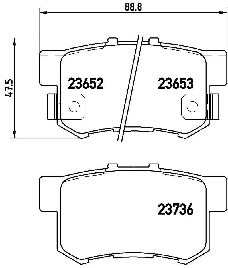 Brembo Brake Pad Set - P28039