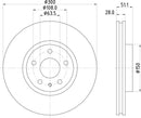 Mintex Brake Discs fits -Ford V350:5 MDC2662 (also fits other vehicles)