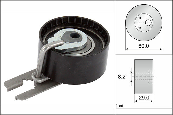 INA Tensioner Pulley - Timing Belt - Part No - 531055510