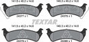 Textar Brake Pad Set - 2437701