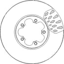 Disctech Brake Disc - Fits Ford, Peugeot - ABD3197 - Front Axle