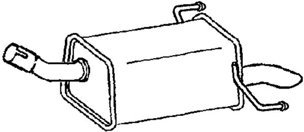 Klarius GM620P - Box With Tail Pipe