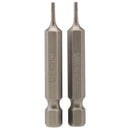 Draper 2PC 50mm 1.5MM HEX S/D Bit - 64243