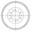 Borg & Beck Brake Drum (Single) -BBR7251