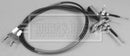 Borg & Beck Brake Cable - Rear -BKB2598