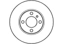 Disctech Brake Disc - Fits Bmw, Mercedes-benz - ABD2724 - Front Axle