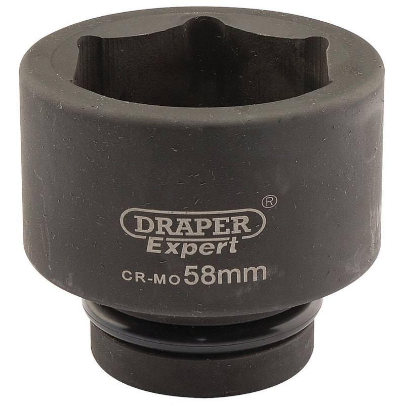Expert HI-TORQ 6 Point Impact Socket, 1" Sq Dr, 58mm