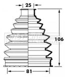 First Line Cv Joint Boot Kit Part No -FCB6020