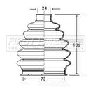 First Line Cv Joint Boot Kit Part No -FCB2328