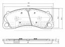 Borg & Beck Front Brake Pad Set -BBP2621