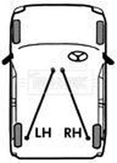 Borg & Beck Brake Cable -BKB3540