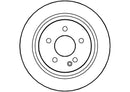 Disctech Brake Disc - Fits Mercedes-benz, Renault - ABD2160 - Rear Axle