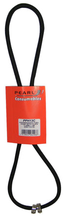 Pearl PPH13C Rubber Hose Fuel Braided 1/8-3.2Mm X 1M with Clips