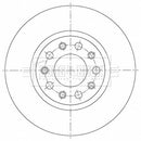 Borg & Beck Brake Disc Pair Part No -BBD5523