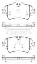 Borg & Beck Front Brake Pad Set -BBP2526