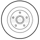 Borg & Beck Brake Disc Single Part No -BBD5972S