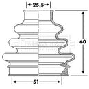Borg & Beck Cv Joint Boot Kit Part No -BCB6189