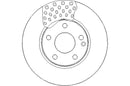 Disctech Brake Disc - Fits Mercedes-benz, Subaru - ABD3032 - Front Axle