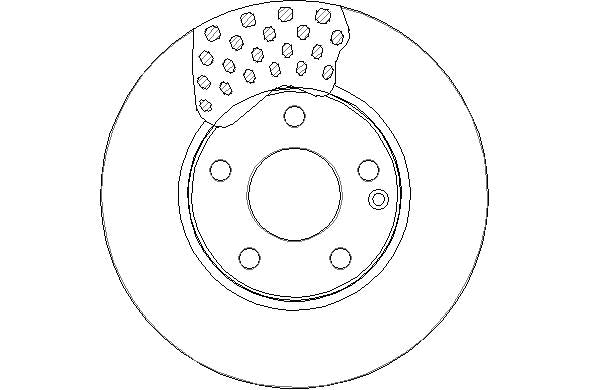 Disctech Brake Disc - Fits Mercedes-benz, Subaru - ABD3032 - Front Axle