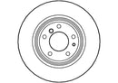 Disctech Brake Disc - Fits Bmw, Renault - ABD3534 - Rear Axle