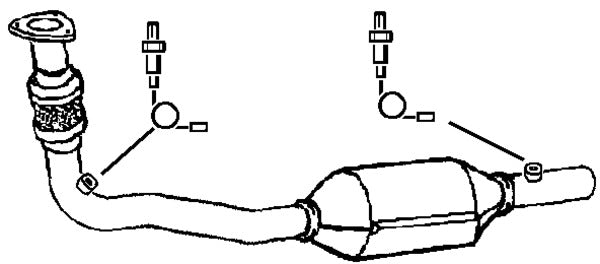 Klarius 321503 - Catalyst Type Approved Withpip  - Fits Opel Astra G 2.2i