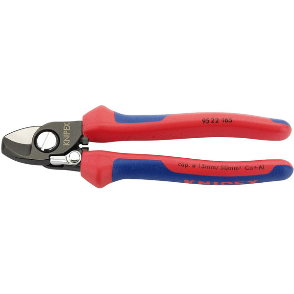 Knipex Copper or Aluminium Only Cable Shear with Sprung Heavy Duty Handles 165mm