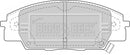 Borg & Beck Brake Pad Set - BBP1742