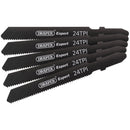 Draper 5PC J/S Blade Set T118a - 81729