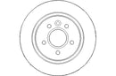 Disctech Brake Disc - Fits Mercedes-benz, Volvo - ABD3332 - Rear Axle