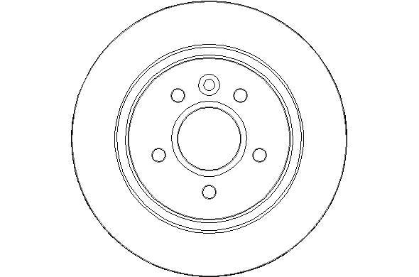 Disctech Brake Disc - Fits Mercedes-benz, Volvo - ABD3332 - Rear Axle